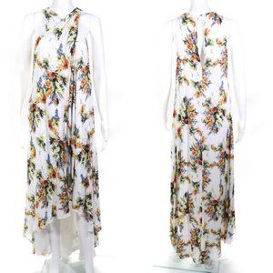 Haute Hippie Floral Jane High Low Maxi Gown